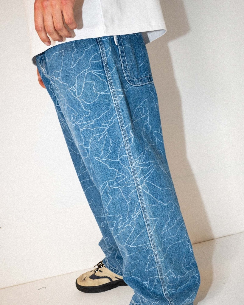 FLIP DADDY LAZER  TECH DENIM - Pantalon - RUSTY  Middy blue 30