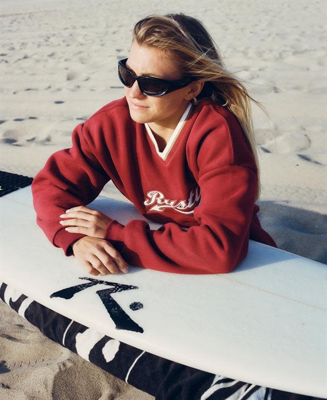 RAIL LOGO FLEECE - Sweat - RUSTY MORELLO XS