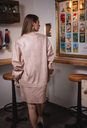 Robe cuir dentelle - Les Blondinettes Rose S