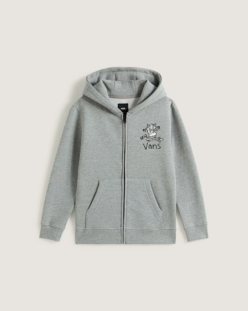 Sk8 Poss full Zip - Gillet - VANS Cement Heather 4ans