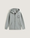 Sk8 Poss full Zip - Gillet - VANS Cement Heather 4ans