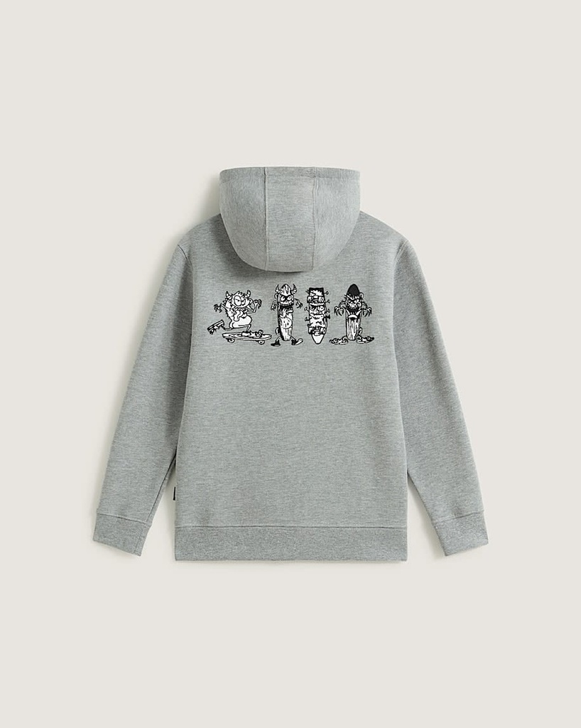 Sk8 Poss full Zip - Gillet - VANS Cement Heather 4ans