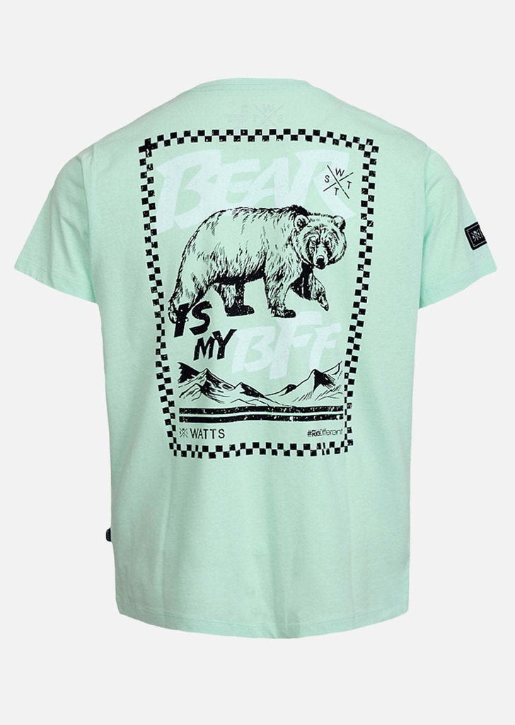BUDY -Tshirt - WATTS TABACCO BROWN  W1327 L