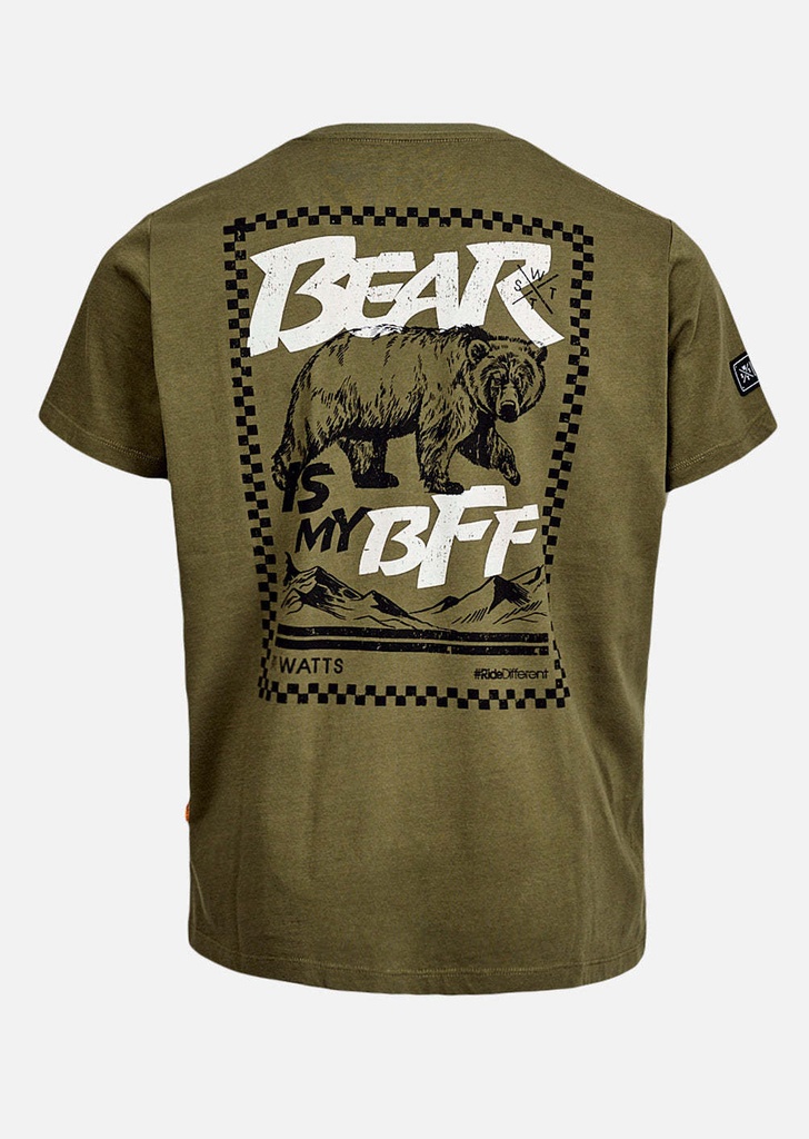 BUDY -Tshirt - WATTS TABACCO BROWN  W1327 L