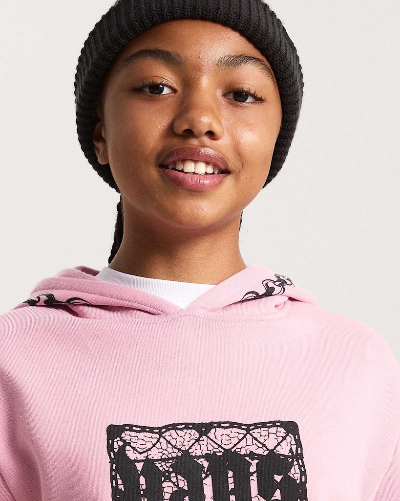 The Chain Hoodie - Sweat - VANS Pink 10ans
