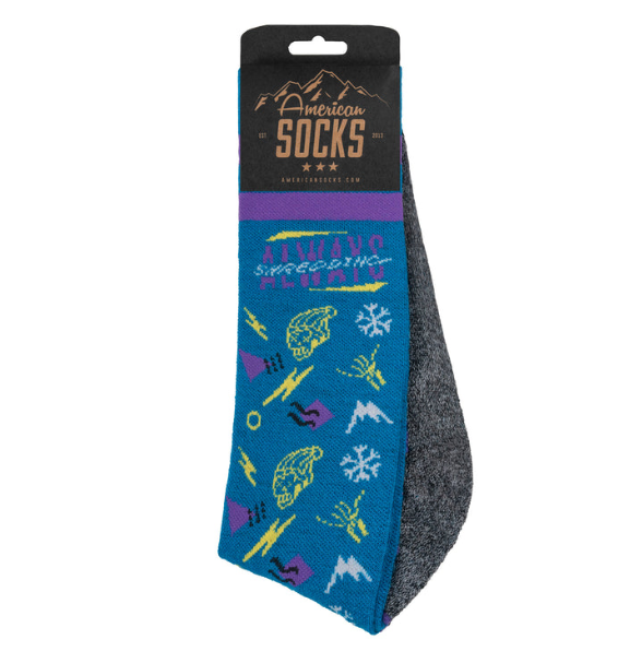 ALWAYS SHREDDING - Chaussettes de Snow - AMERICAN SOCKS  S/M = 36/41