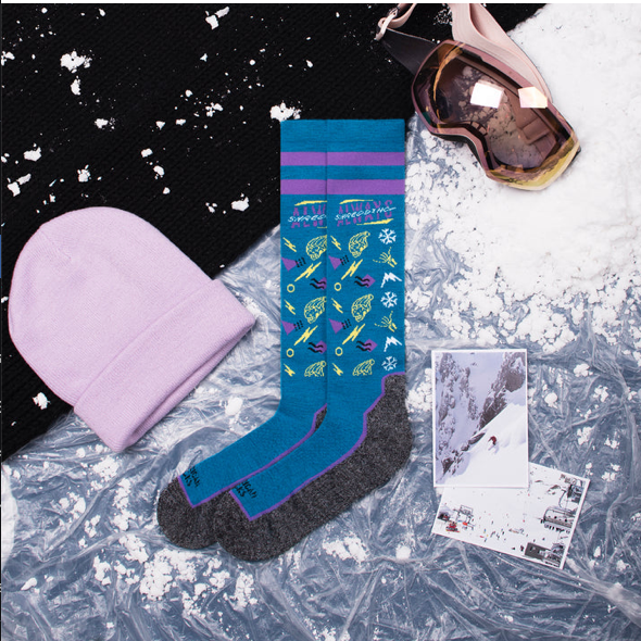 ALWAYS SHREDDING - Chaussettes de Snow - AMERICAN SOCKS  S/M = 36/41