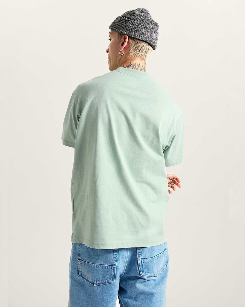 SALTON LOOSE -Tshirt - VANS  Graay Olive L