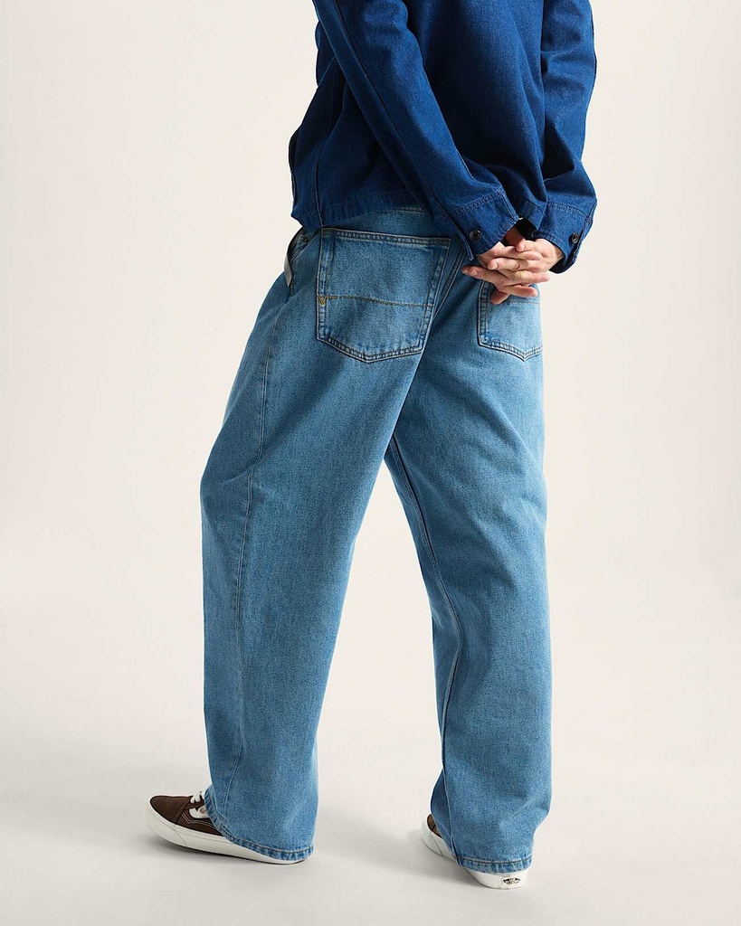 CHECK-5 BAGGY DENIM - Pantalon - VANS  Stonewash 25/30