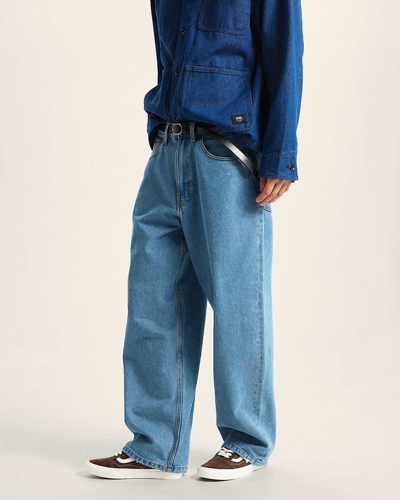 CHECK-5 BAGGY DENIM - Pantalon - VANS  Stonewash 25/30