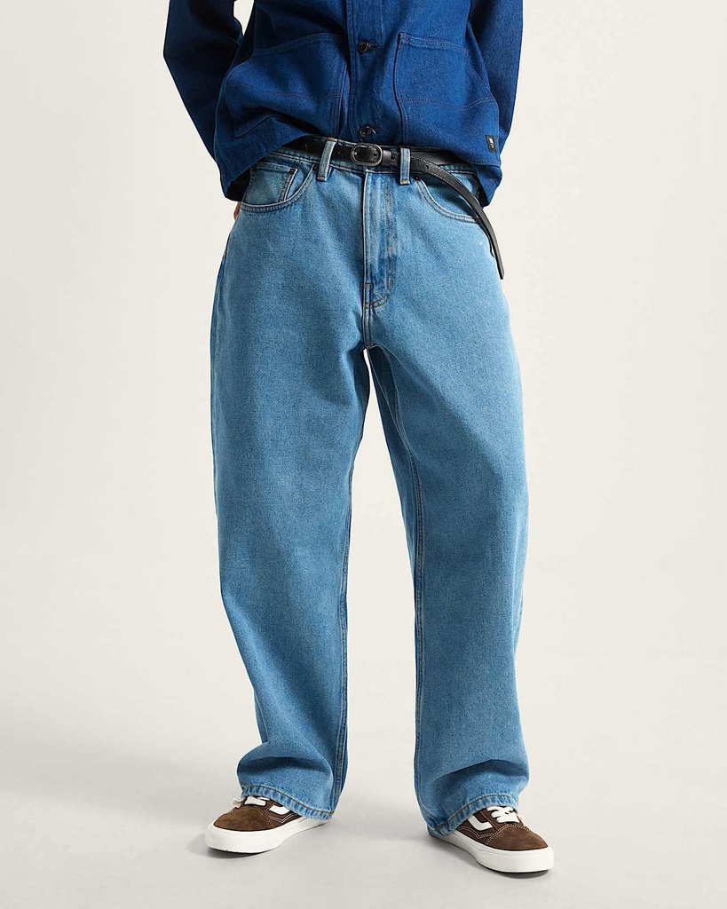 CHECK-5 BAGGY DENIM - Pantalon - VANS  Stonewash 25/30