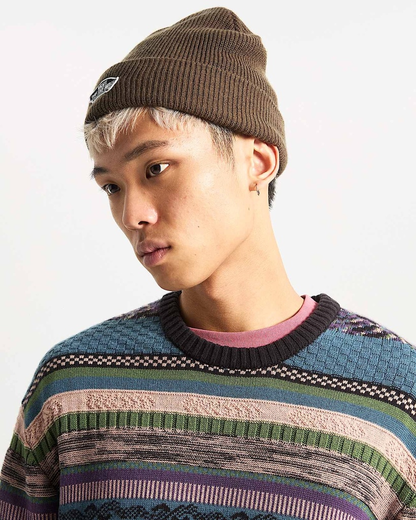 Vans Classic Cuff Beani - Bonet - VANS Coal Brow