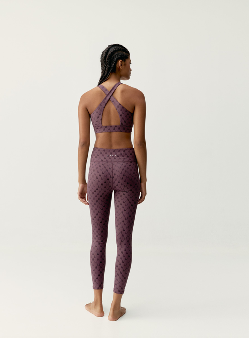 MONOGRAM DARK CHERRY - Legging - BORN S