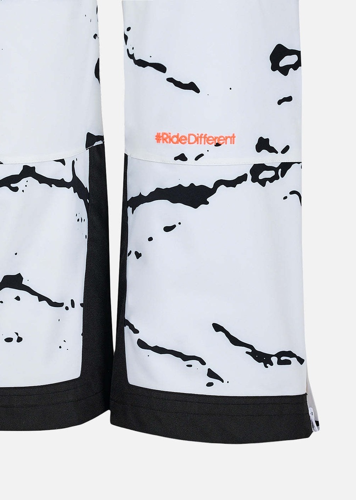 2x JIB -   MINIMAL CAMO WHITE- Pantalon snow  Kids- WATTS MC052 10ans