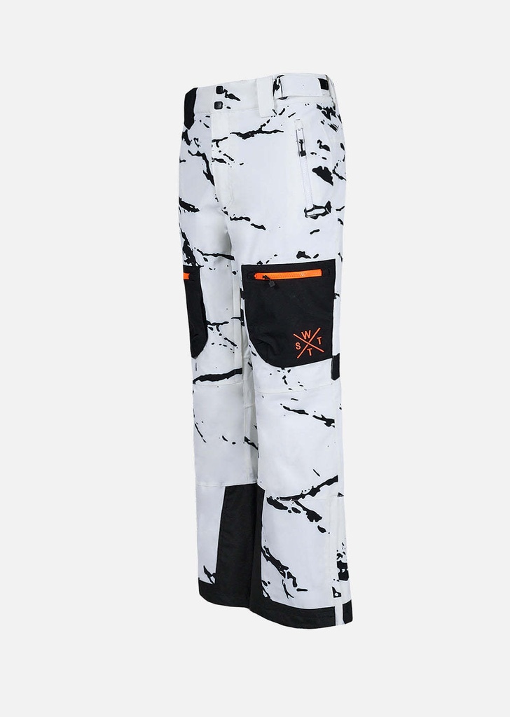 2x JIB -   MINIMAL CAMO WHITE- Pantalon snow  Kids- WATTS MC052 10ans