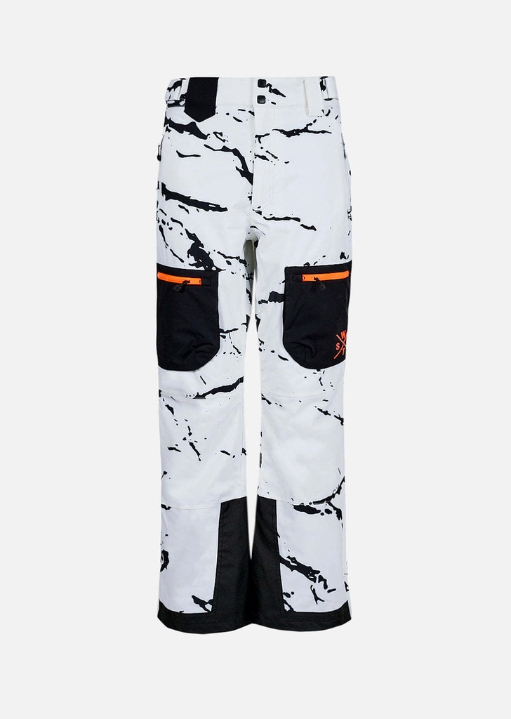 2x JIB -   MINIMAL CAMO WHITE- Pantalon snow  Kids- WATTS MC052 10ans