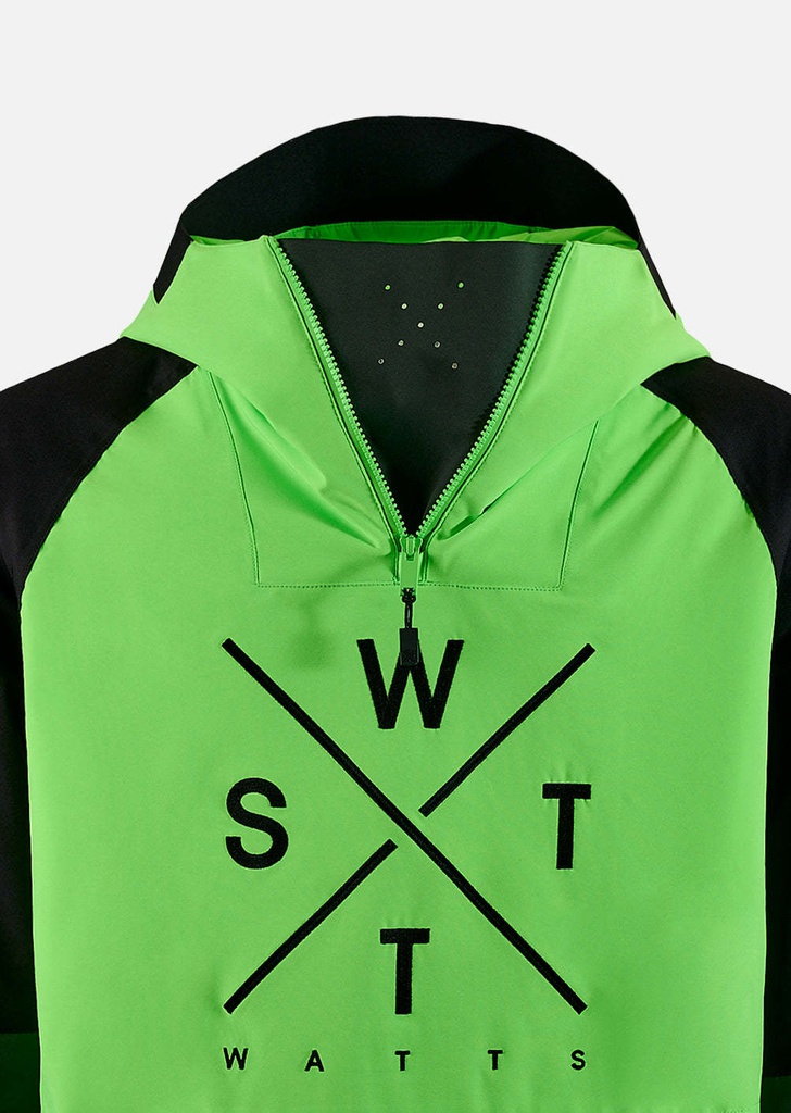 X-METOD - GREEN / FLUO ACID -Veste snow - WATTS W6112 L