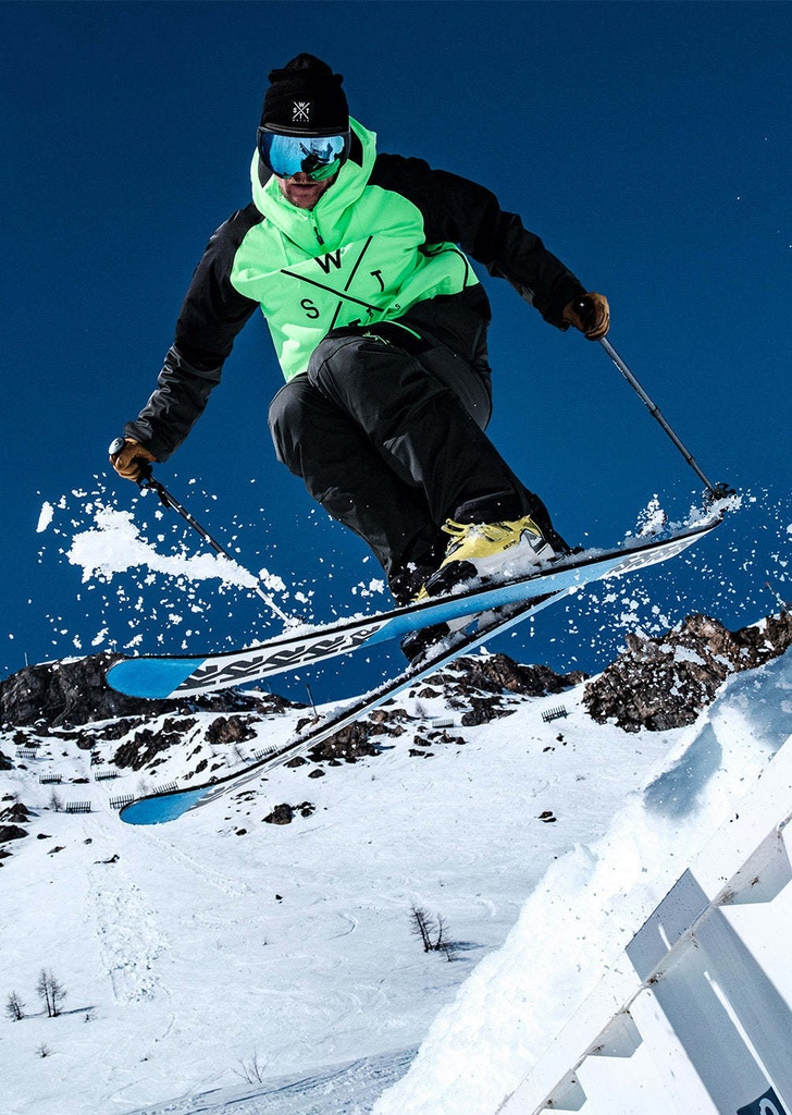 X-METOD - GREEN / FLUO ACID -Veste snow - WATTS W6112 L