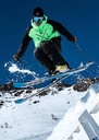 X-METOD - GREEN / FLUO ACID -Veste snow - WATTS W6112 L