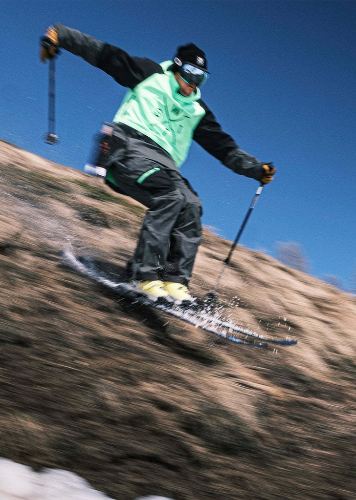 X-METOD - GREEN / FLUO ACID -Veste snow - WATTS W6112 L