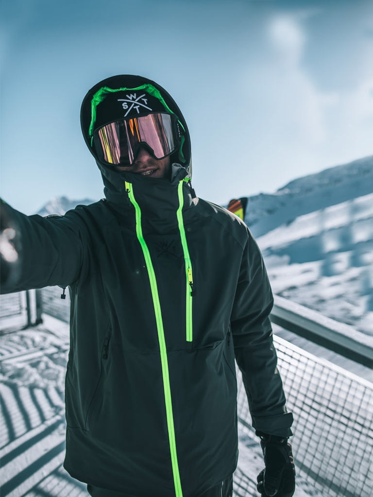 VENOM -  GREEN - Veste snow - WATTS W4015 L