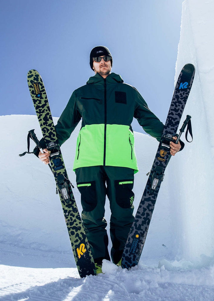 X-TEMPER -  GREEN- Veste snow - WATTS W4015 M