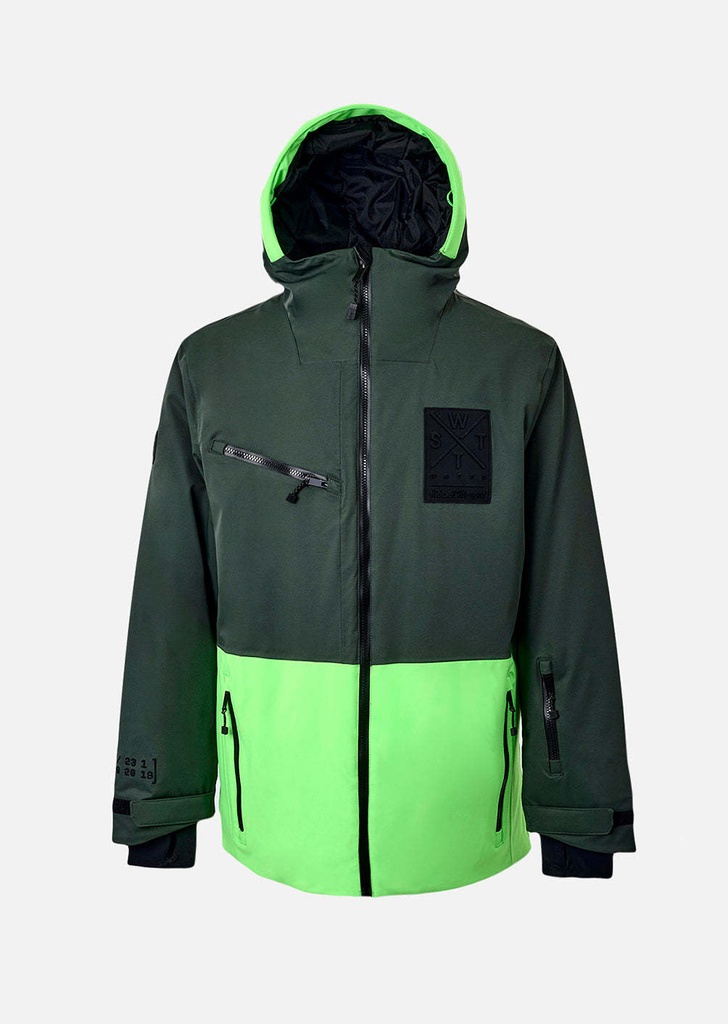 X-TEMPER -  GREEN- Veste snow - WATTS W4015 M