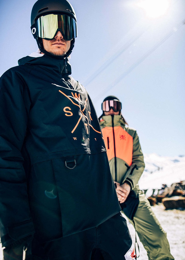 X-METOD - NOIR ET BLANC - Veste snow - WATTS W9950 L