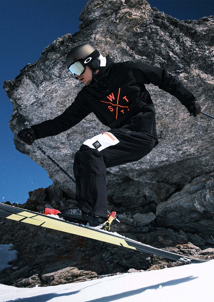 X-METOD - NOIR ET BLANC - Veste snow - WATTS W9950 L