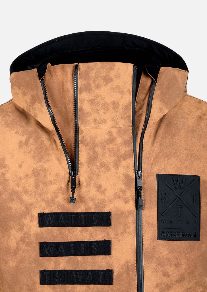 X-WEAR  BROWN - COLLECTION TECH PHANTOM - Veste snow - WATTS KR137 TABACCO M