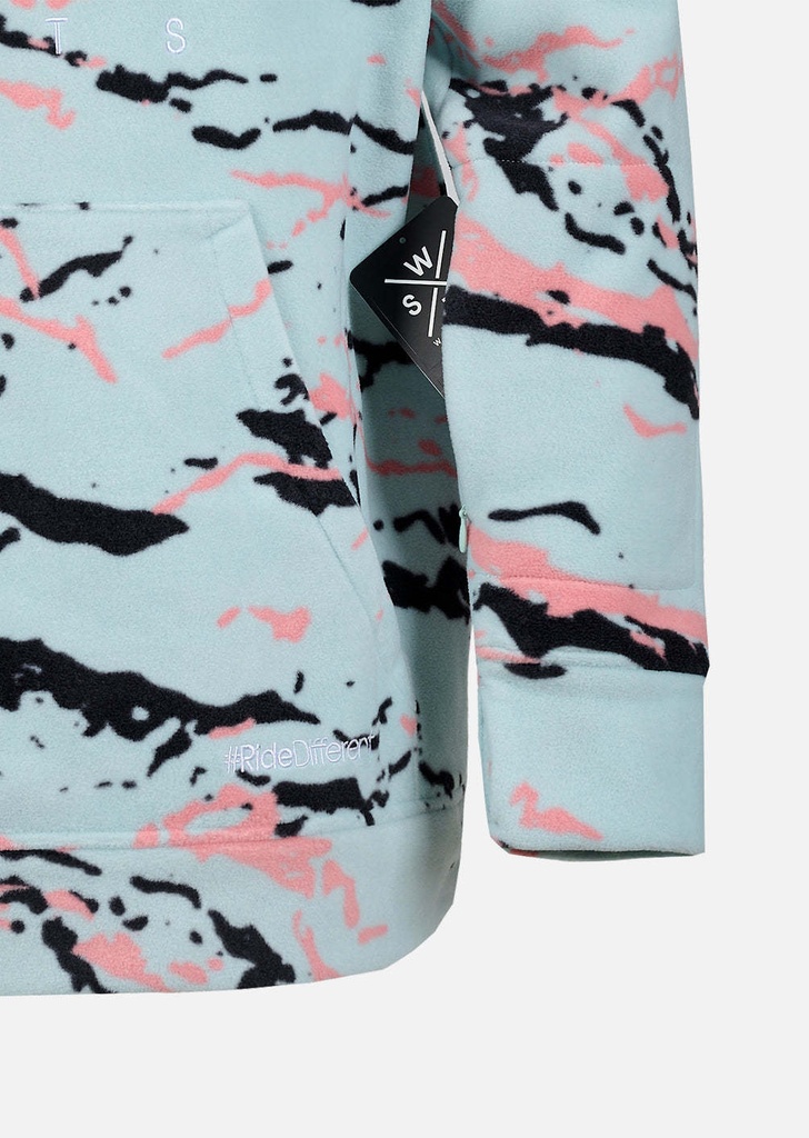 2XTRACK - Sweat polaire technique - WATTS Camo animal blue 10ans