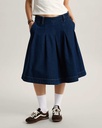 Authentic Chino Denim S Dark Rins - Jupe - VANS Dark Rinse 25