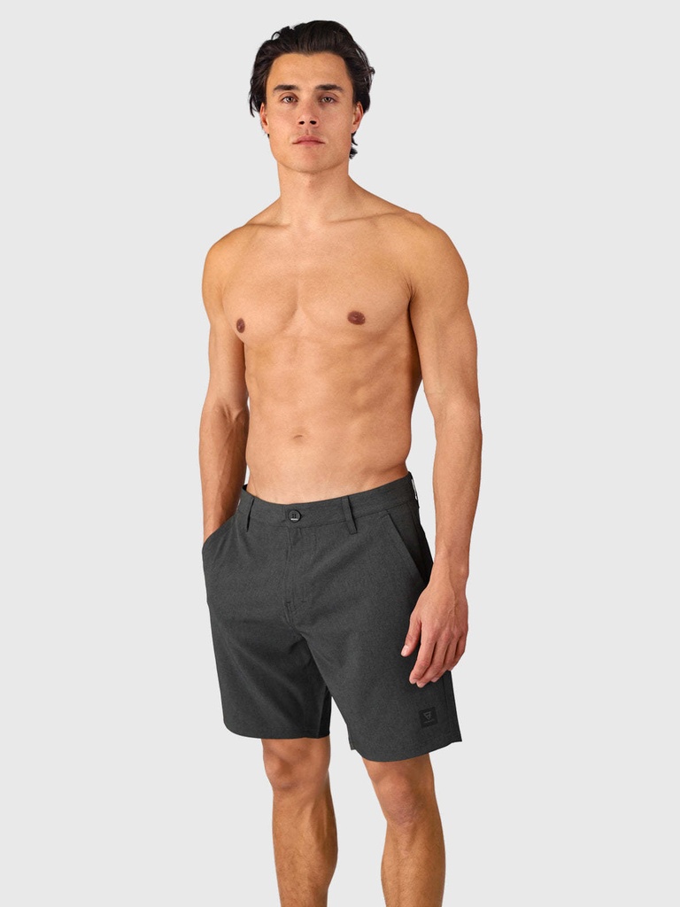 Harret Men Hybrid Shorts Pirate Black - BRUNOTTI XL