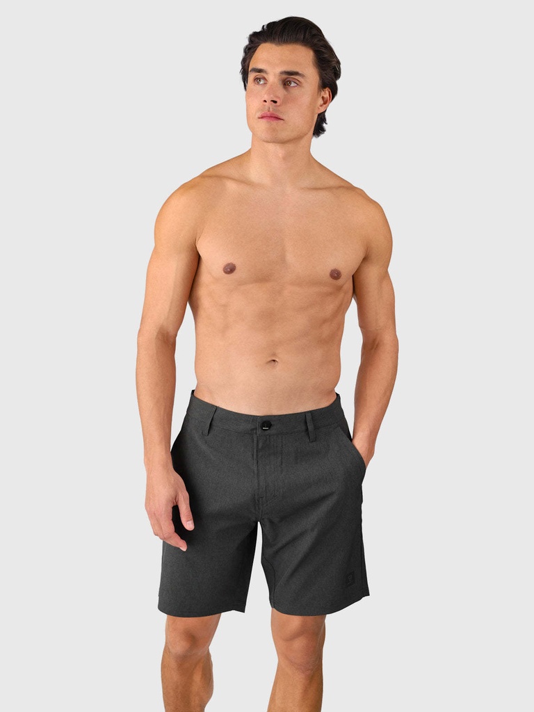 Harret Men Hybrid Shorts Pirate Black - BRUNOTTI XL
