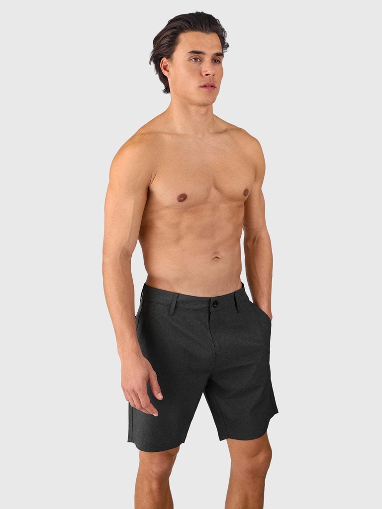 Harret Men Hybrid Shorts Pirate Black - BRUNOTTI XL