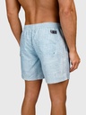 Helios-Print Men Swim Shorts - BRUNOTTI Mist S