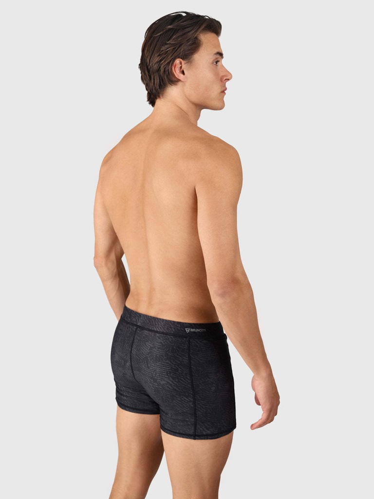 Samier-Print Men Swim Trunks Black - Brunotti M