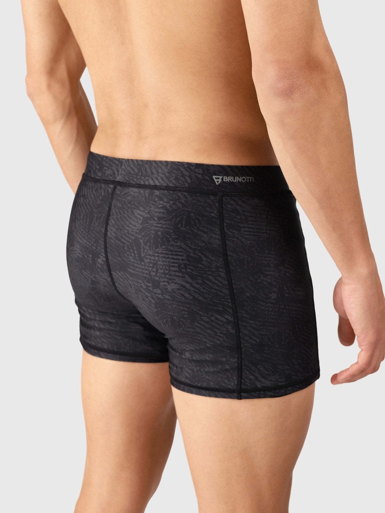 Samier-Print Men Swim Trunks Black - Brunotti M