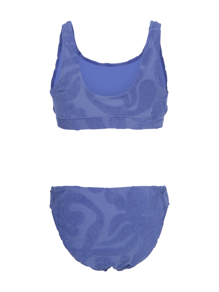 Myla-Jacquard Girls Bikini - BRUNOTTI Marlin Blue 140/10ans