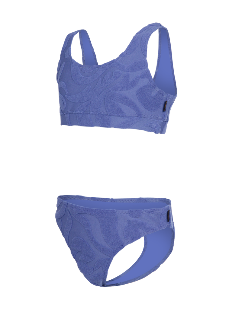 Myla-Jacquard Girls Bikini - BRUNOTTI Marlin Blue 140/10ans