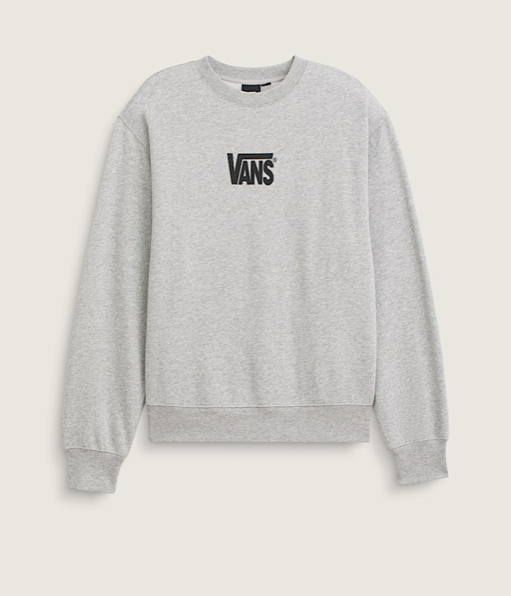 Stretch Logo Crew - VANS Cement Heather L/14-16ans
