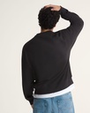 Stretch Logo Crew - VANS Black L/14-16ans