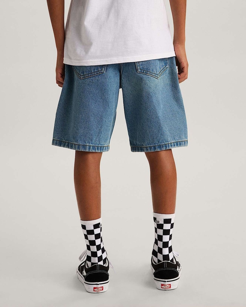 Check-5 Baggy Denim Sho - Short kids - VANS STONEWASH/BLUE 24/8ans