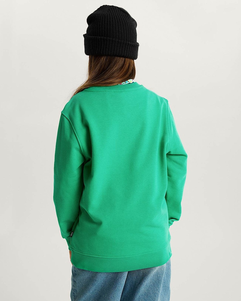 BY BLOCKED BOX CREW - Sweat kids - VANS Vivid Verdant M/12ans