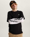 LONG CHECK TWOFER -Tshirt Kids - VANS Black/White L/14ans
