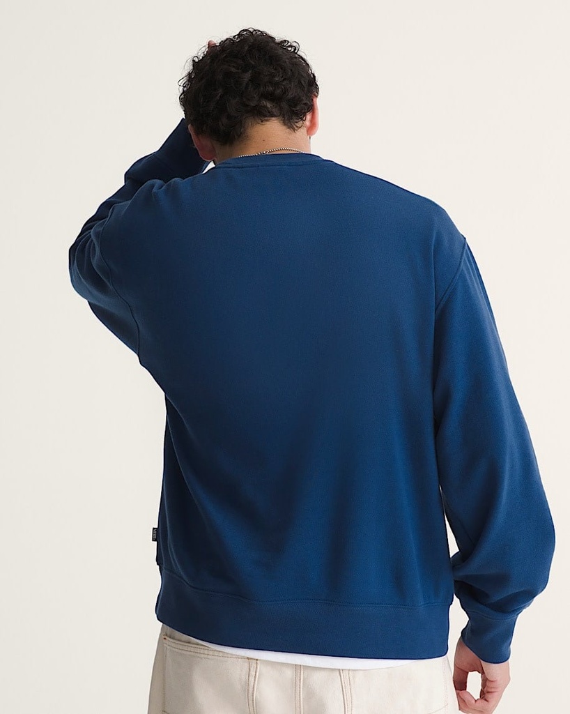 Stretch Logo Crew Deep Indigo/Fla - VANS S