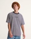 Cameron Stripe SS Knit - VANS OBSIDIAN FERN/L S