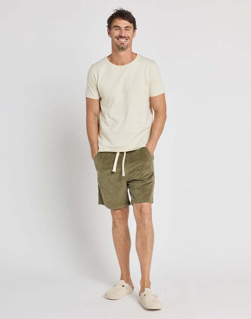 Short Loose Velours Green -PULLIN L