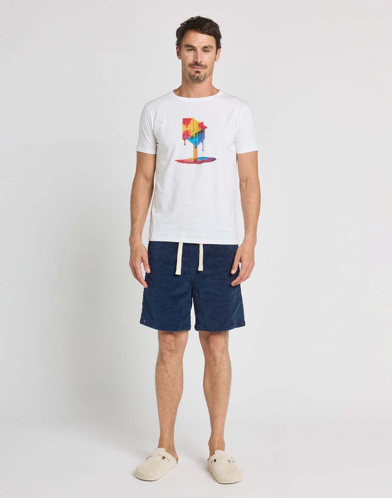 Short Loose Velours Navi - PULLIN M