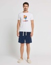 Short Loose Velours Navi - PULLIN M